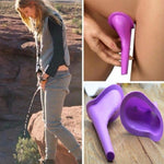 Women Urinal Outdoor Travel Camping Portable Female Urinal Soft Silicone Urination Device Stand Up & Pee - here101 - 