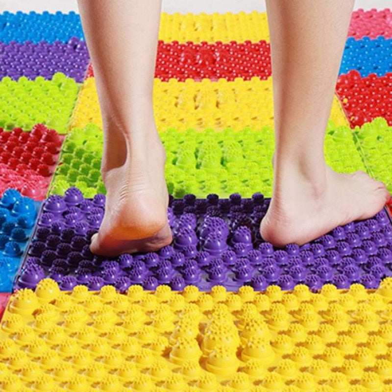 Yoga Ring Mat Foot Massage Acupressure Mat Plate Home Yoga For Strength Pad yoga equipment