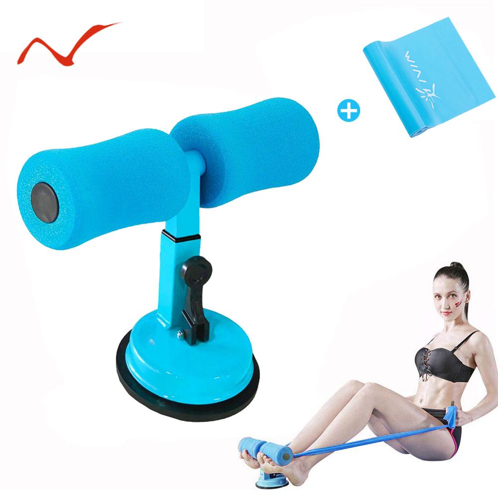 Sit Ups Muscle Training Abdominal Core Fitness Equipment Adjustable Strength Home Gym Self-Suction Situps Assist Bar Stand