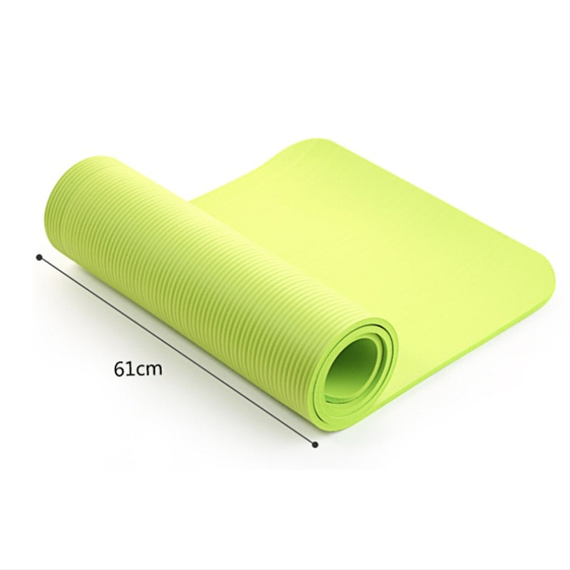 Yoga Mat Exercise Pad Thick Non-slip Folding Gym Fitness Mat - here101 - 