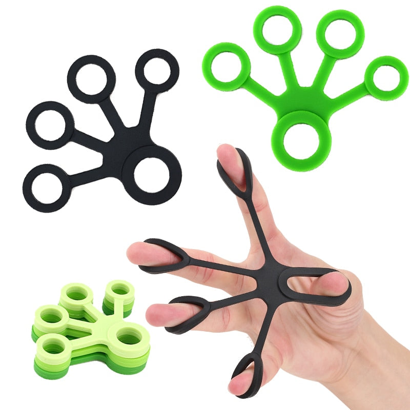 YOUGLE Finger Hand Grip Silicone Ring Gripper Strengthener Band Fitness - here101 - 