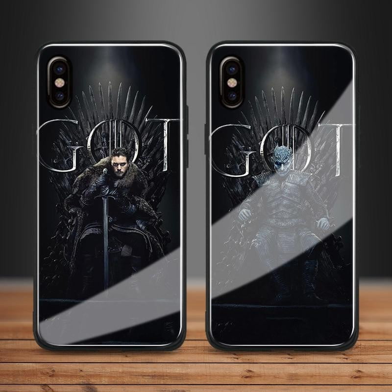 Game of Throne 2019 season8 New poster Soft Silicone Glass For iPhone Case Cover - here101 - 