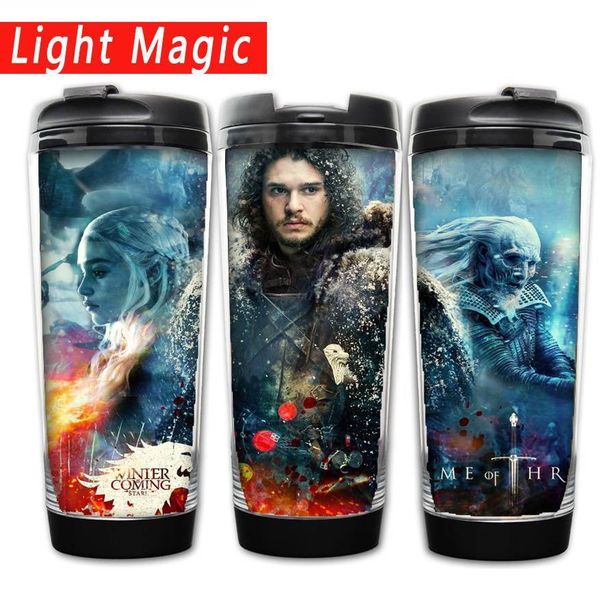 Game fo thrones coffee Stainless Steel Bottle Double layer anti-scalding Water Bottle - here101 - 